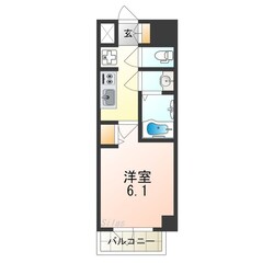 美章園駅 徒歩9分 12階の物件間取画像